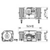 پمپ هیدرولیکی رسکیوتک Resqtec Maxi GX160s MTO 3SR 2x20m SHR